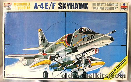 ESCI 1/48 A-4E A-4F A-4G Skyhawk - 3 US Navy Squadrons or Royal Australian Navy HMS Sydney, SC-4021 plastic model kit